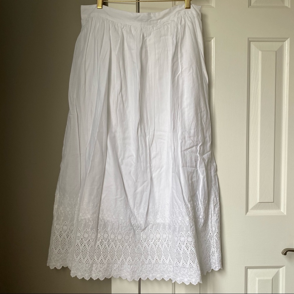GAP LINEN MIDI SKIRT